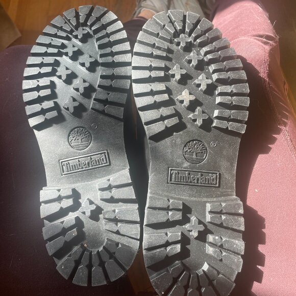 Timberland Premium 6-Inch Waterproof Boots in Black Nubuck Size 6 - Picture 7 of 9